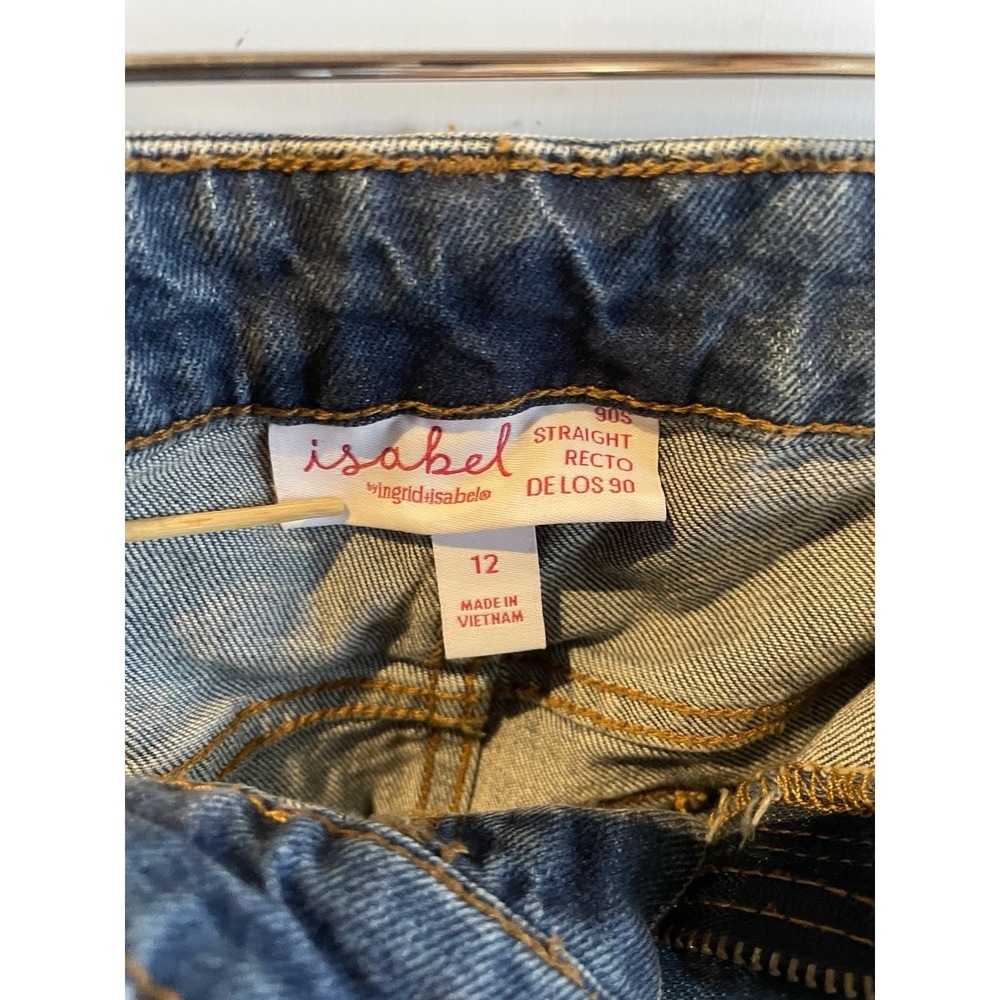 Under Belly Low-Rise Straight Maternity Pants Sz 12 NWT Isabel Maternity - Picture 5 of 8